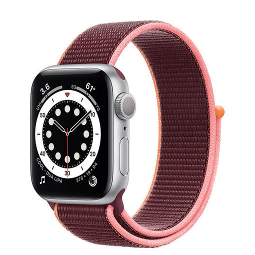 New Apple Watch Silver Aluminum Case with Sport Loop
