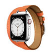 Apple Watch Hermès Silver Stainless Steel Case with Attelage Double Tour