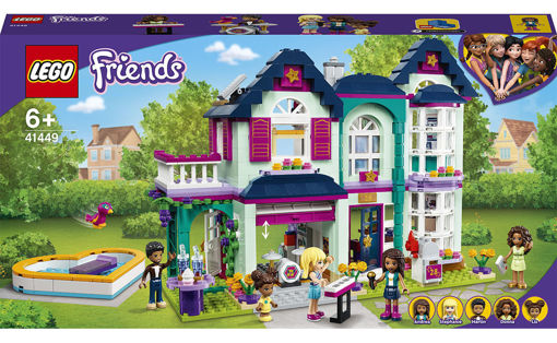 lego, lego friends, lego 41449, 41449, Andrea's Family House, בית המשפחה של אנדראה, לגו