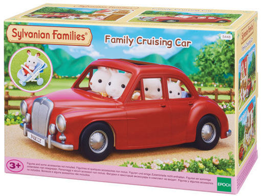 מכונית אדומה ועגלה , 5448 , משפחת סילבניאן , Sylvanian Families , Family Cruising Car Vehicle